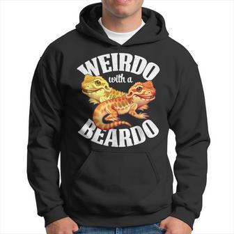 Weirdo And Beardo Bearded Dragon Lover Apparel Hoodie - Monsterry