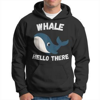 Whale Hello There Whale Colleagues Hello Hoodie | Mazezy