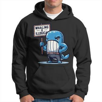 Whaling Is Illogical Whale Conservation Save The Whales Hoodie - Monsterry AU