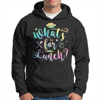 Whats For Lunch Lunch Lady Hoodie | Mazezy