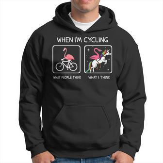 When I'm Cycling Hoodie | Mazezy