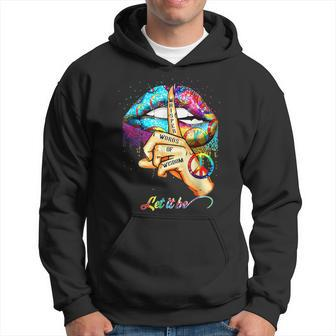 Whisper Words Of Wisdom Let Peace Signal Let It Be Hoodie - Monsterry