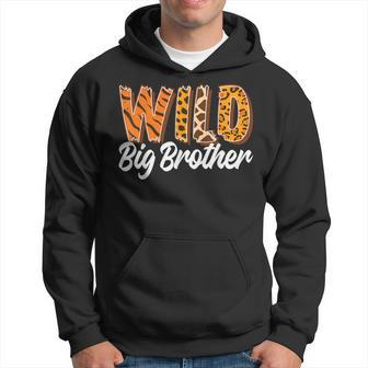 Wild One Big Brother Two Wild Family Birthday Zoo Matching Hoodie - Seseable