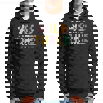 Wild And Three Wild Three Birthday Outfit Zoo Birthday Hoodie - Thegiftio