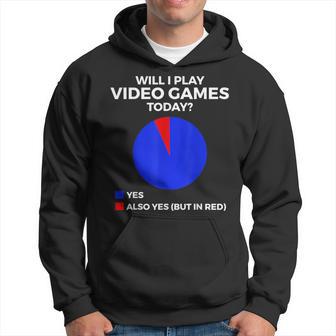 Will I Play Video Games Today Gamer Gaming Hoodie - Thegiftio UK