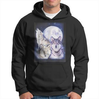 Wolf Moon For Women Hoodie | Mazezy