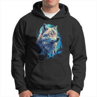 Wolf Moon Howling Lone Wolves Pack Of Wolves Hoodie - Seseable