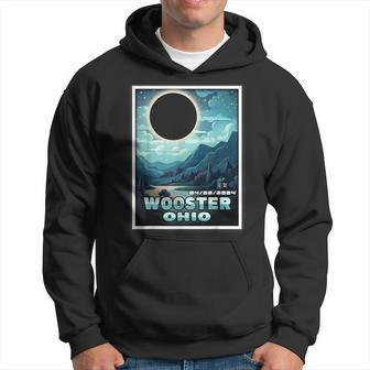 Wooster Ohio Total Solar Eclipse 2024 Hoodie | Mazezy