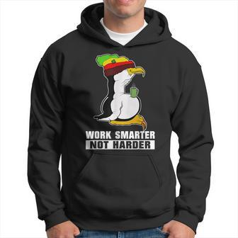 Work Smarter Not Harder Linux Penguin For Programmers Hoodie - Monsterry AU