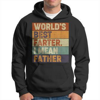 World's Best Farter I Mean Father T Fathers Day Hoodie - Seseable