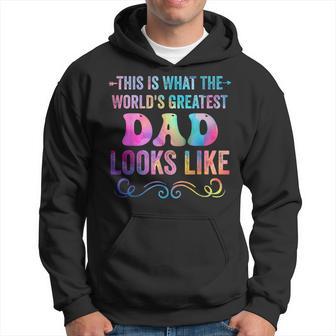 This Is What World's Greatest Dad Looks Like Father's Day Hoodie - Thegiftio UK