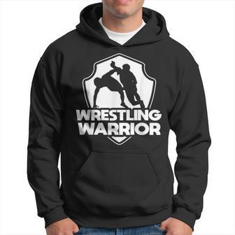 Wrestling Warrior Wrestler Hobby Martial Arts Wrestle Hoodie - Thegiftio UK