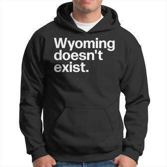 Wyoming Doesn't Exist Wyoming Conspiracy Theory Hoodie - Monsterry