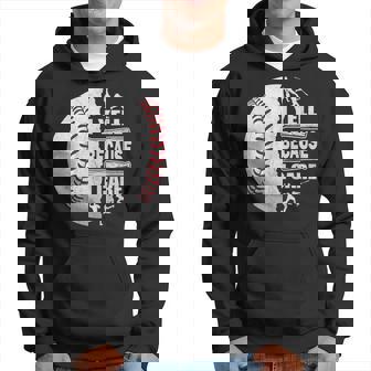 I Yell Because I Care Baseball Dad Father's Day Men's Hoodie - Seseable
