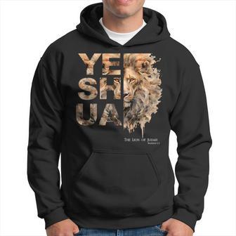 Yeshua Lion Of Judah Jesus God Bible Verse Revelation Hoodie - Monsterry