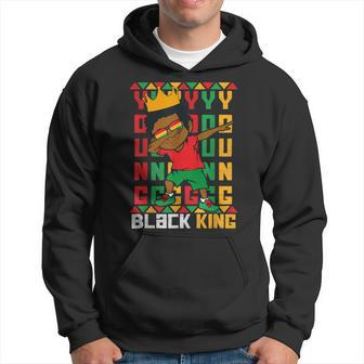 Young Black King Dab Kid African American Boy Junenth Hoodie - Monsterry