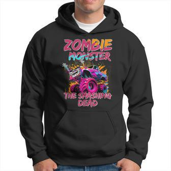 Zombie Monster Truck The Smashing Dead Hoodie - Seseable
