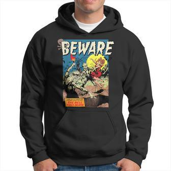 Zombie Movie Horror Poster Vintage Comic Book Graphic Hoodie - Monsterry AU