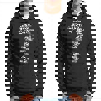 ¿Dónde ¿Qué I Signo De Interrogación Signo De Puntuación Sudadera - Regaloses