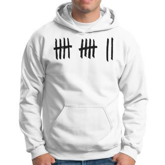 12Th Birthday Outfit 12 Years Old Tally Marks Anniversary Hoodie - Monsterry CA