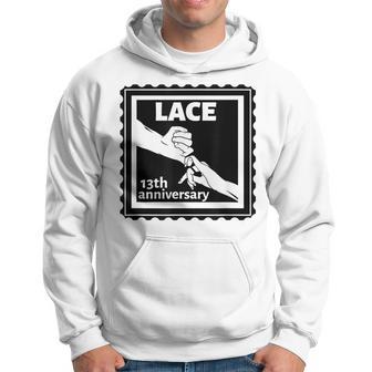 13Th Wedding Anniversary Traditional Lace Hoodie - Monsterry AU