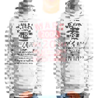20 Ans Anniversaire Homme Cadeau Millésime Mars 2004 Sweat à capuche - Cadeauxyz