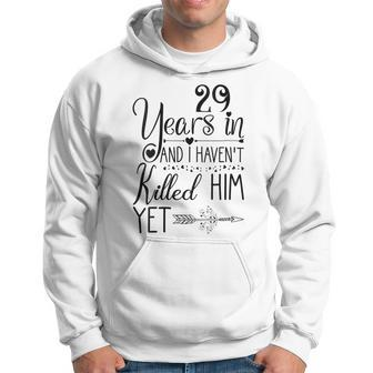 29Th Wedding Anniversary For Her 29 Years Of Marriage Hoodie - Monsterry