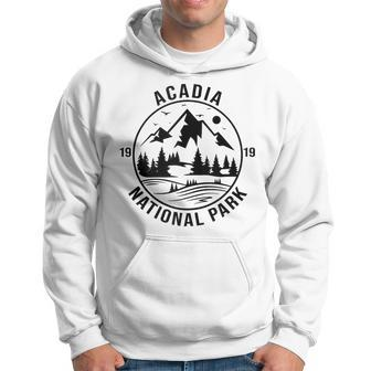 Acadia National Park Maine Mountains Nature Hiking Vintage Hoodie - Monsterry