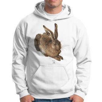 Albrecht Durer Young Rabbit Gray S Hoodie - Seseable