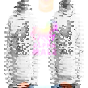 Alpha Male Unicorn Ironic Rude Humor Embarrassing Hoodie - Thegiftio UK