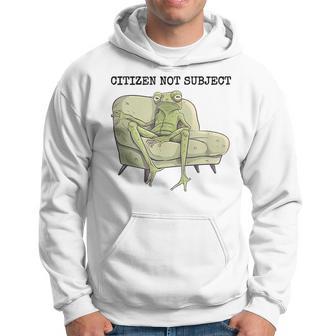 Anti Royal Citizen Not Subject Abolish The Monarchy Hoodie - Thegiftio UK
