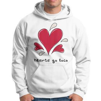 Anti-Valentine's Day Hearts Go Loco Crazy In Love Hoodie - Monsterry AU