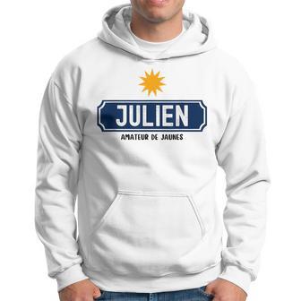 Apero Julien Amateur De Jaunes Idée Cadeau Apéro Sweat à capuche - Cadeauxyz