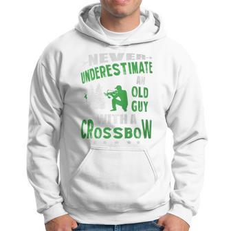 Archery Crossbow Old Guy Medieval Archery Hoodie - Monsterry AU