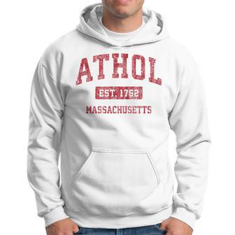 Athol Massachusetts Ma Vintage Sports Red Hoodie - Monsterry AU