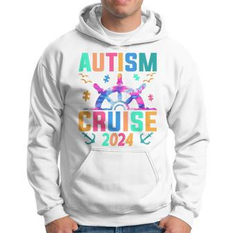Autism Awareness Month Autism Cruise Squad 2024 Family Hoodie | Mazezy