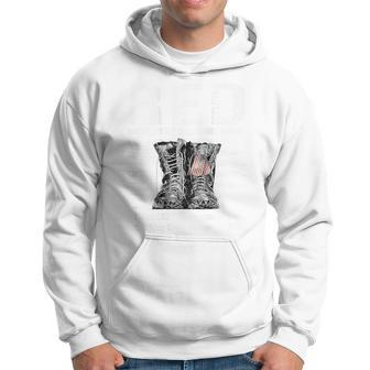 Print On Back Until They Come Home My Soldier Red Friday Hoodie - Seseable