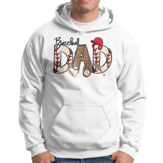 Baseball Dad Dad Baseball Father Day Hoodie - Thegiftio UK