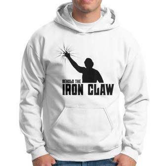 Behold The Iron Claw Famous Pro Wrestling Move Hoodie - Monsterry