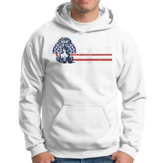 Best Dog Dad Ever Great Dane Usa Flag Fathers Day Vintage Us Hoodie - Seseable