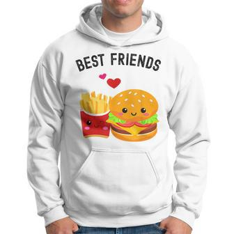 Best Friends Kawaii Burger & Fries Hoodie - Monsterry