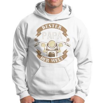 Bester Papa Der Welt Motorradater Spruchatertagsgeschenk Kapuzenpullover - Geschenkecke