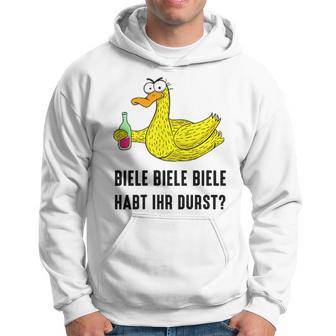 Biele Biele Biele Habt Ihr Durst X Ente Escaliert Eh Wein Hoodie - Seseable