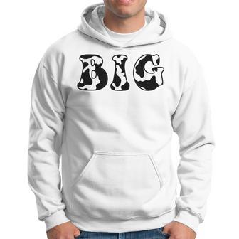 Big Cute Cow Pattern Big Little Sorority Reveal Hoodie - Monsterry