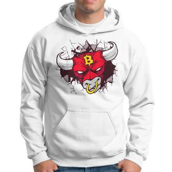 Bitcoin Bull Cryptocurrency Btc Hoodie - Monsterry