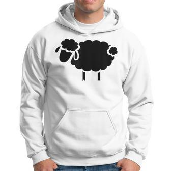 Black Sheep Silhouette Hoodie - Monsterry UK