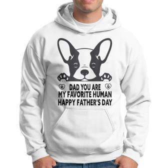 Bocker DogDad You Are My Favorite Human Happy Father's Day Hoodie - Thegiftio UK