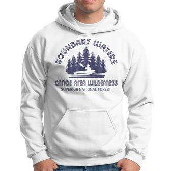 Boundary Waters Canoe Area Distressed Minnesota Bwca Hoodie - Monsterry UK