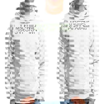 My Boyfriend Is Out Of Town Retro 90S Trendy Hoodie - Thegiftio