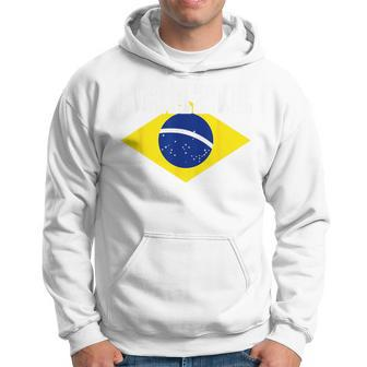 Brazilian Flag Colors National Brasil Brazil Hoodie - Seseable